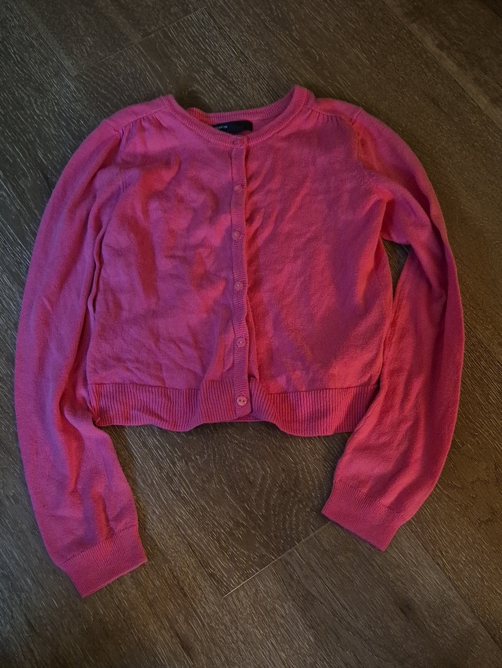 GAP Pink Button-Up Cardigan